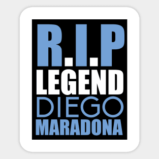 RIP diego maradona 10 Sticker